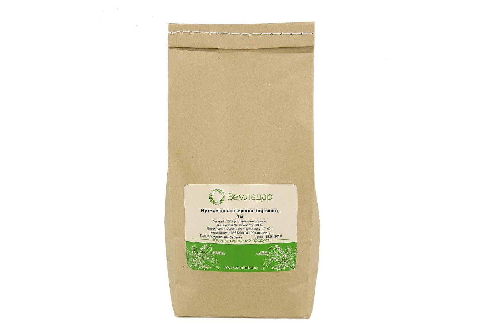 Цільнозернове борошно нутове – купити в Україні та Києві