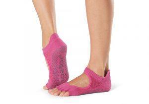Розовые носки с открытыми пальцам BellarinaToeSox