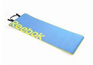Голубой коврик для фитнеса от производителя Reebok