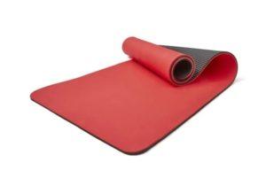 Красный коврик 8 мм Reebok для гимнастики
