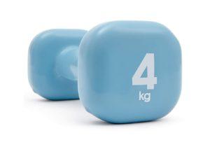 Гантели от Reebok 4 кг голубые для фитнеса