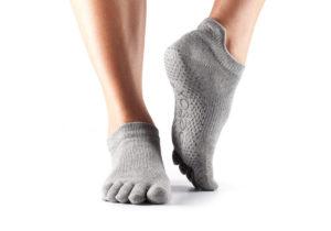 Носки для йоги ToeSox Half Toe Bellarina Grip Opal S (36-38.5) - Plastinka