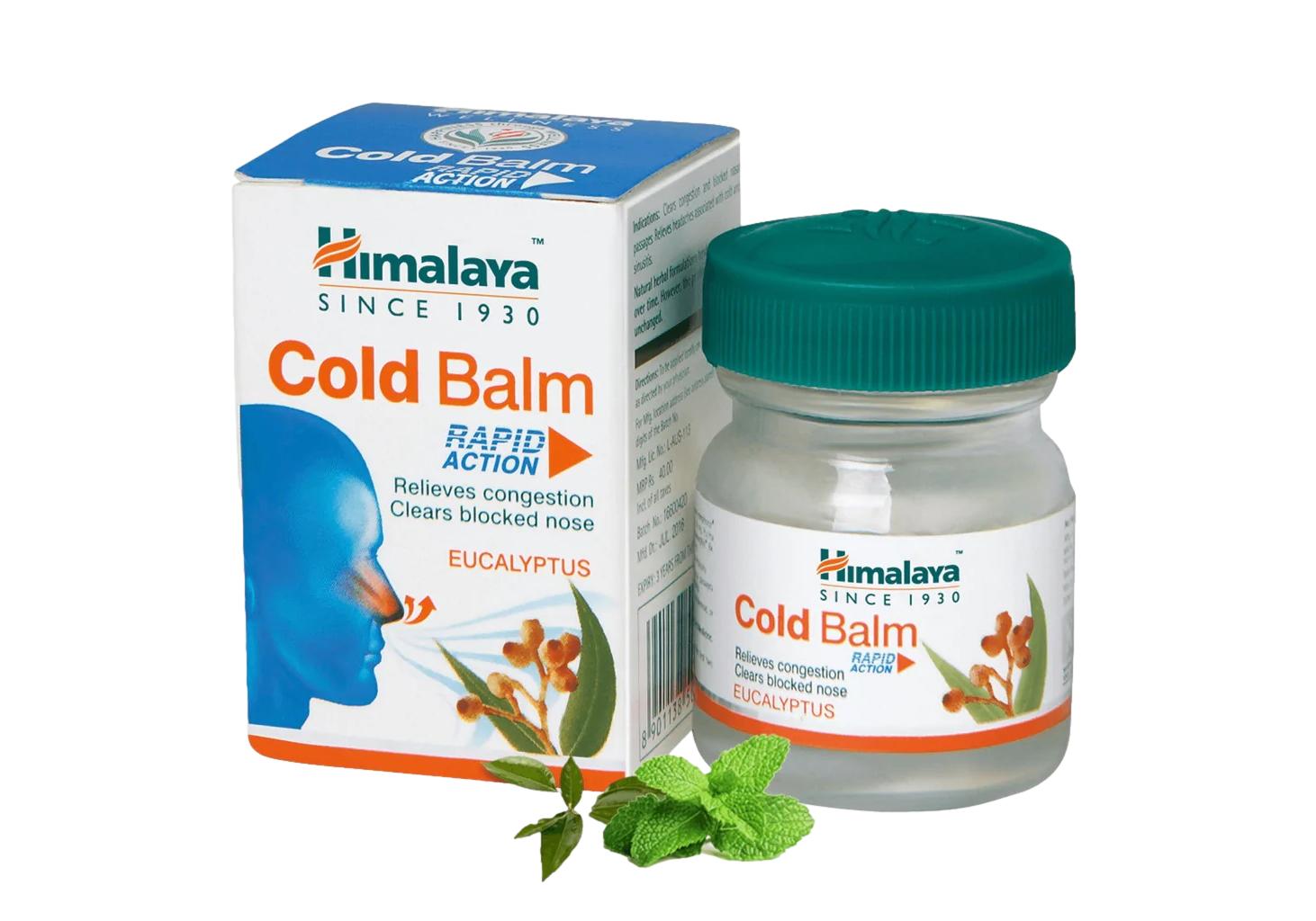 Купить Бальзам от простуды Cold Balm Himalaya, 10 г | Состав, показания,  свойства