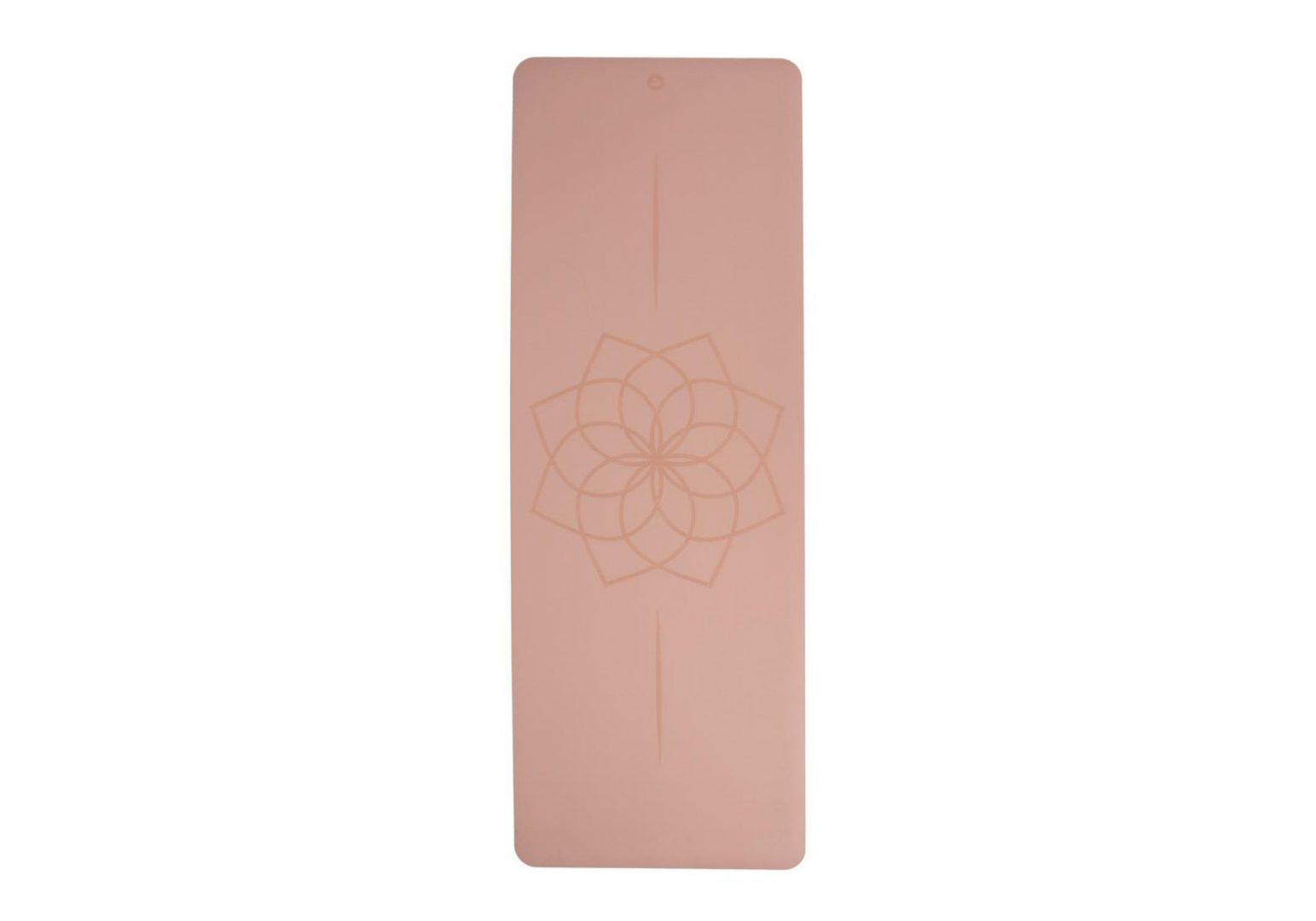Йога-мат Phoenix Lotus Rose Bodhi матовий пудрово-рожевий