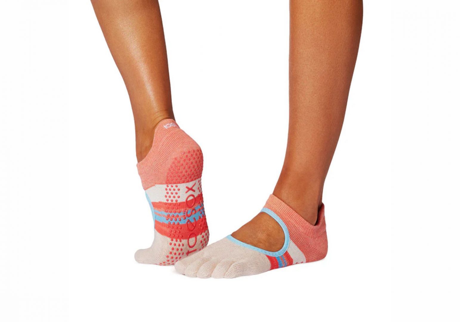 Шкарпетки для йоги ToeSox Full Toe Bellarina Grip East Coast