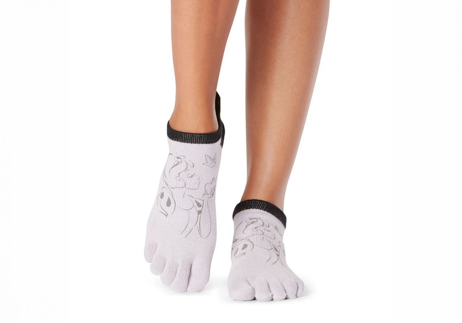 Шкарпетки для йоги ToeSox Full Toe Low Rise Grip Sleeping Spell